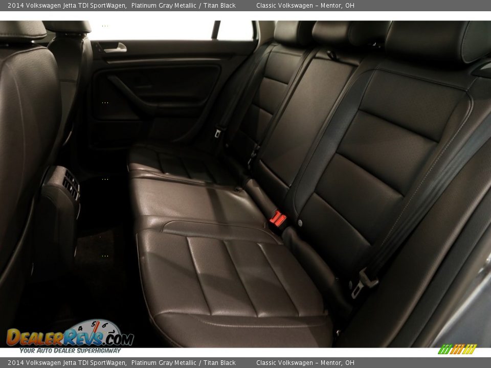 2014 Volkswagen Jetta TDI SportWagen Platinum Gray Metallic / Titan Black Photo #16