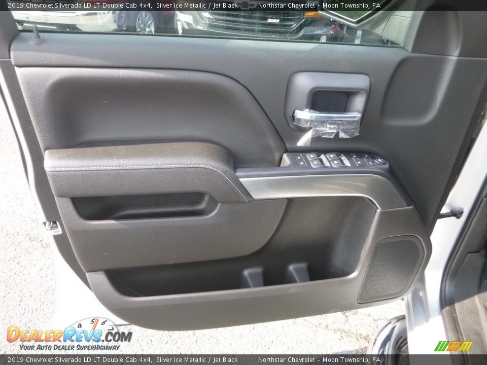 2019 Chevrolet Silverado LD LT Double Cab 4x4 Silver Ice Metallic / Jet Black Photo #15