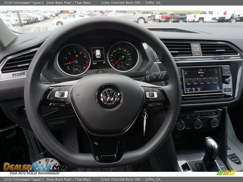 2018 Volkswagen Tiguan S Deep Black Pearl / Titan Black Photo #5