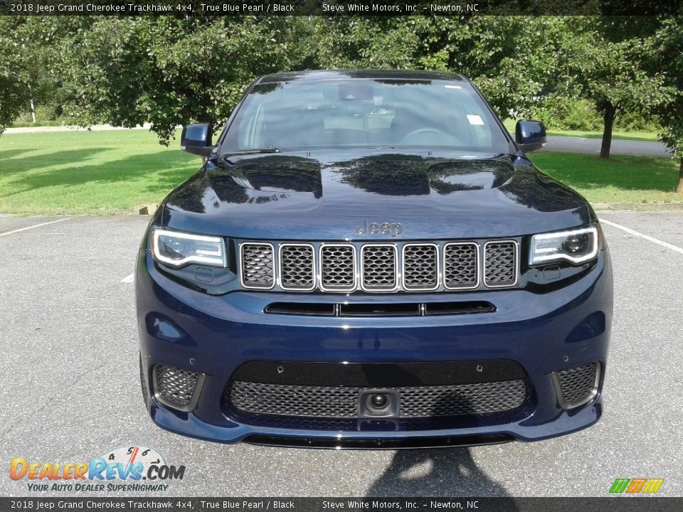 2018 Jeep Grand Cherokee Trackhawk 4x4 True Blue Pearl / Black Photo #3