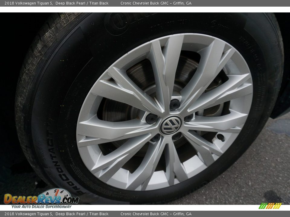 2018 Volkswagen Tiguan S Deep Black Pearl / Titan Black Photo #13