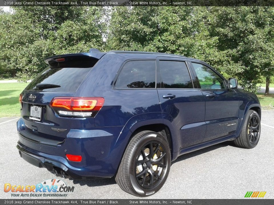 2018 Jeep Grand Cherokee Trackhawk 4x4 True Blue Pearl / Black Photo #6