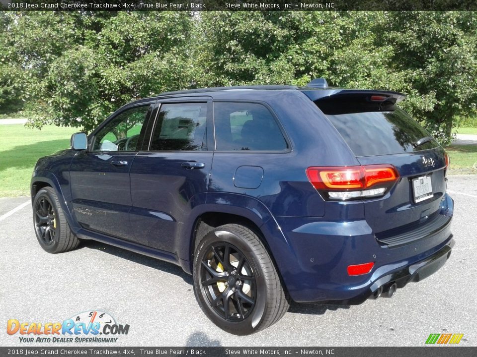 2018 Jeep Grand Cherokee Trackhawk 4x4 True Blue Pearl / Black Photo #8