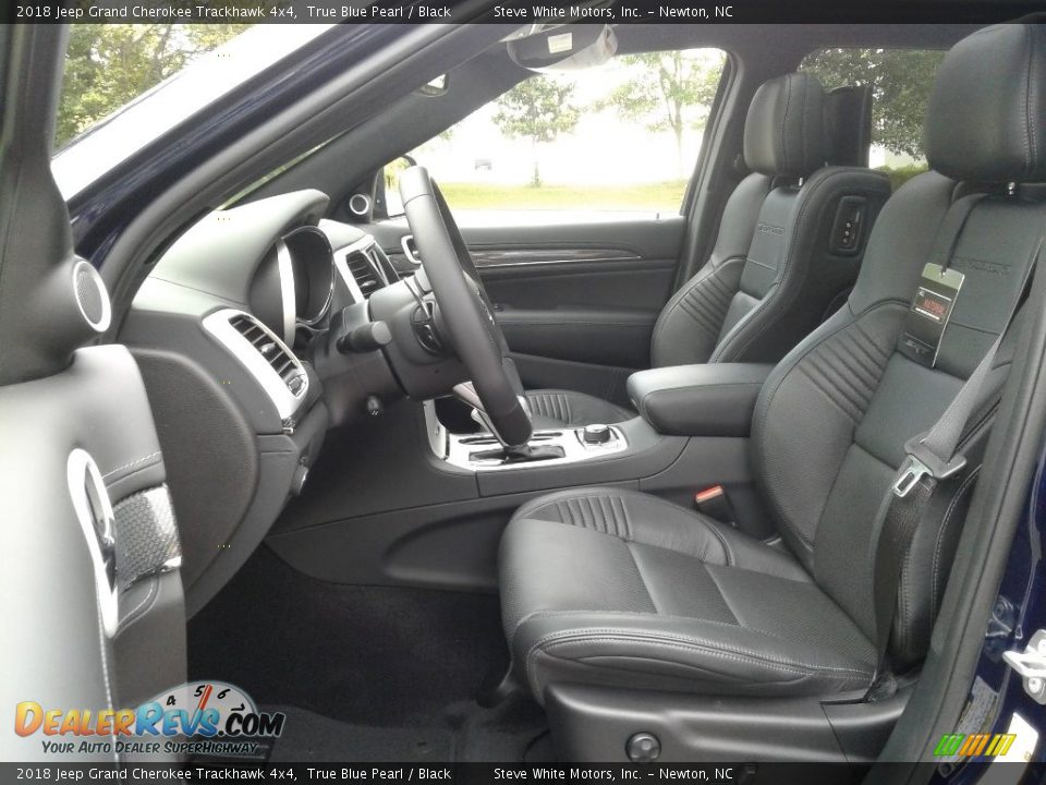 Black Interior - 2018 Jeep Grand Cherokee Trackhawk 4x4 Photo #10