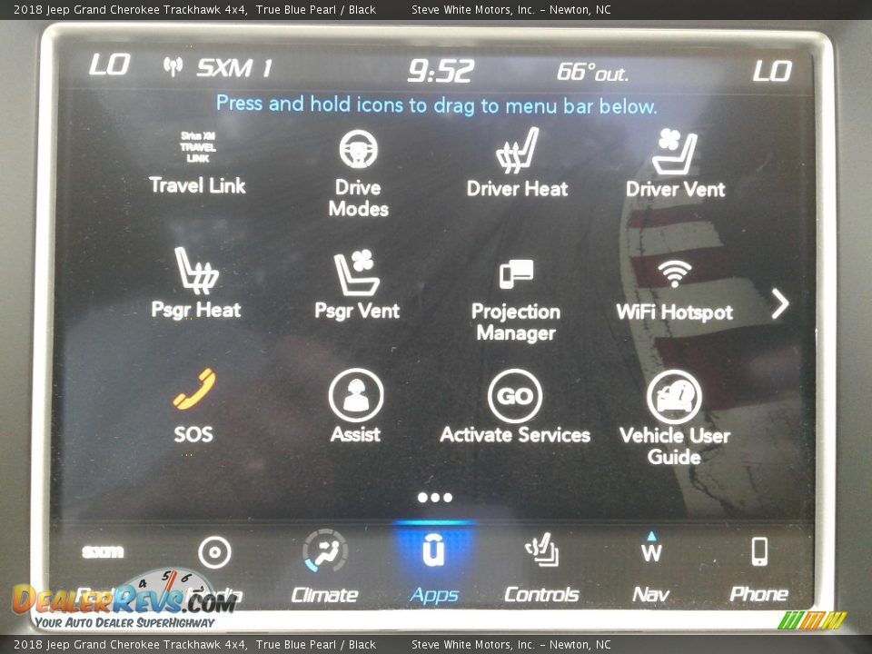 Controls of 2018 Jeep Grand Cherokee Trackhawk 4x4 Photo #29