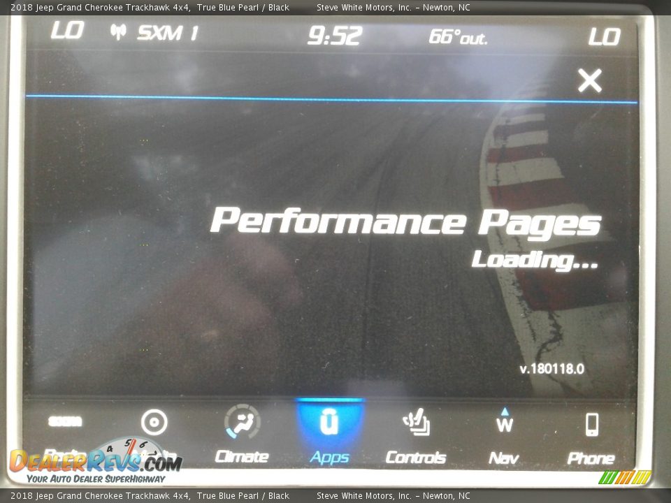 2018 Jeep Grand Cherokee Trackhawk 4x4 True Blue Pearl / Black Photo #30