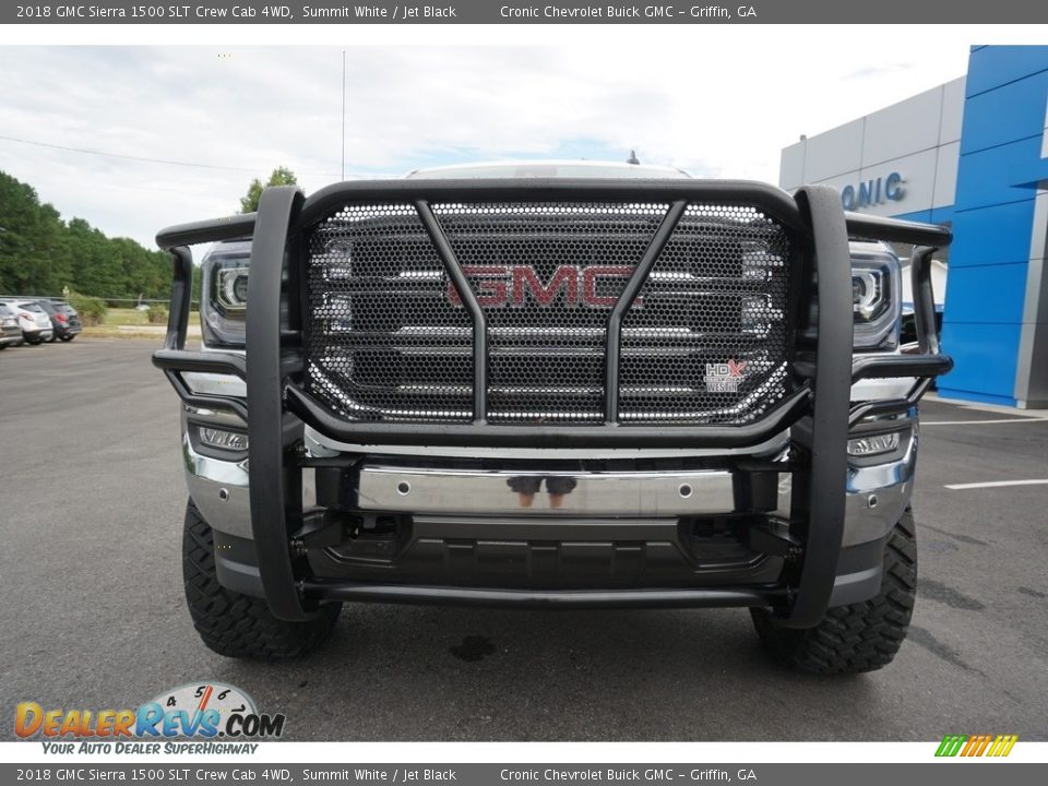 2018 GMC Sierra 1500 SLT Crew Cab 4WD Summit White / Jet Black Photo #2