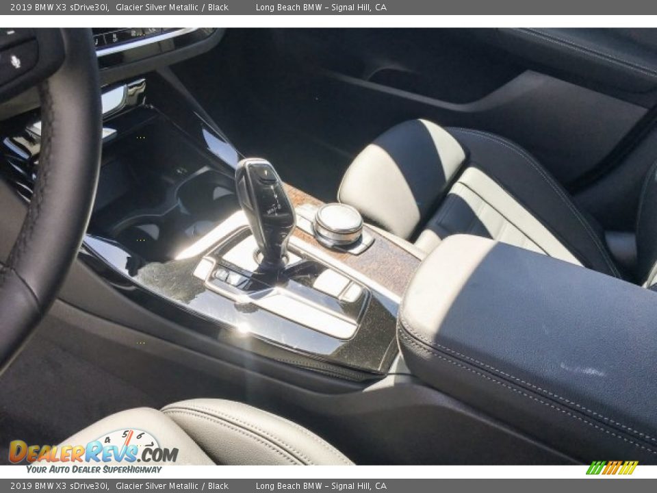 2019 BMW X3 sDrive30i Glacier Silver Metallic / Black Photo #7