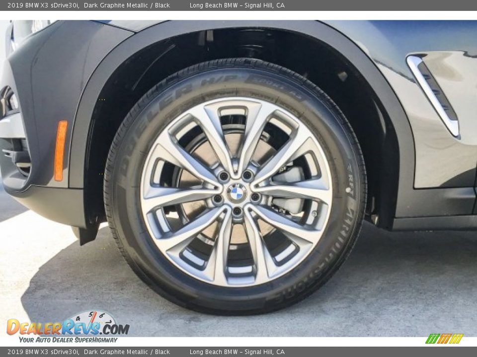 2019 BMW X3 sDrive30i Dark Graphite Metallic / Black Photo #9