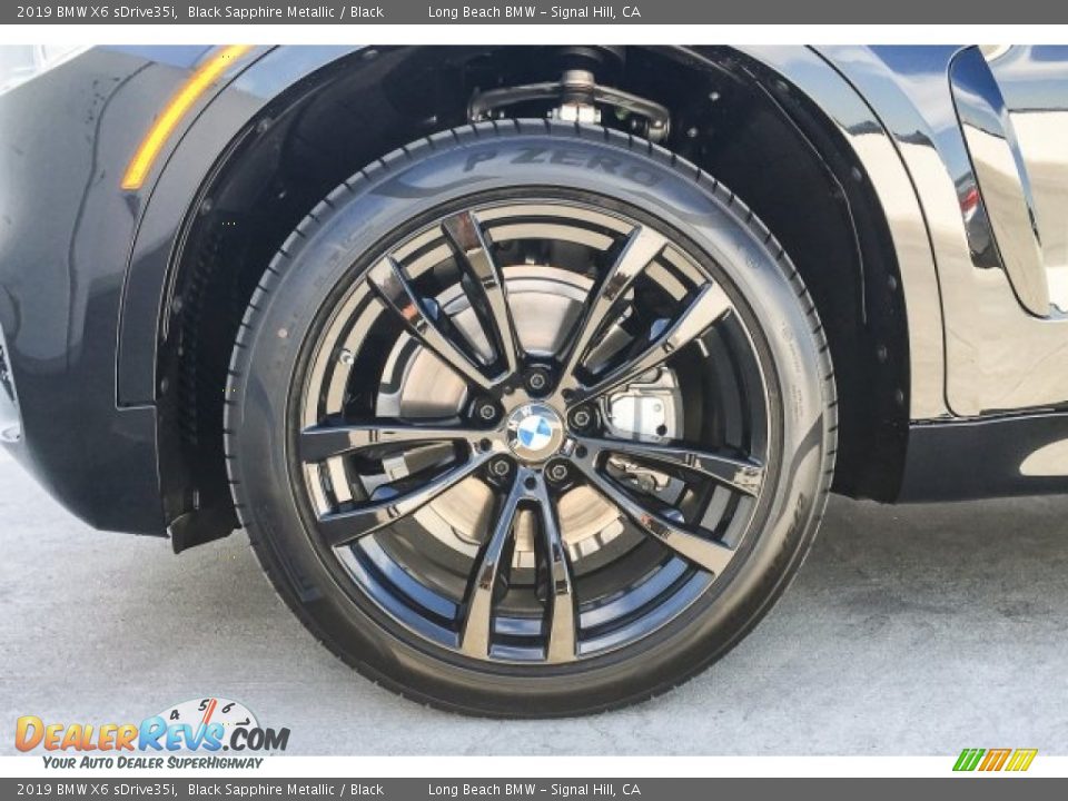 2019 BMW X6 sDrive35i Black Sapphire Metallic / Black Photo #9
