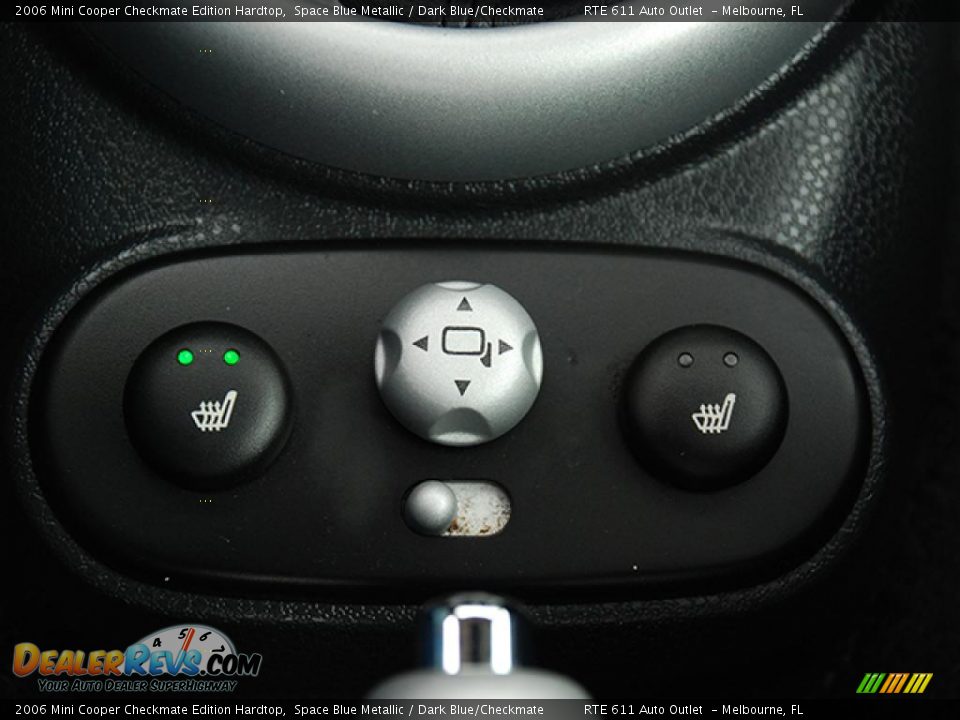 2006 Mini Cooper Checkmate Edition Hardtop Space Blue Metallic / Dark Blue/Checkmate Photo #13