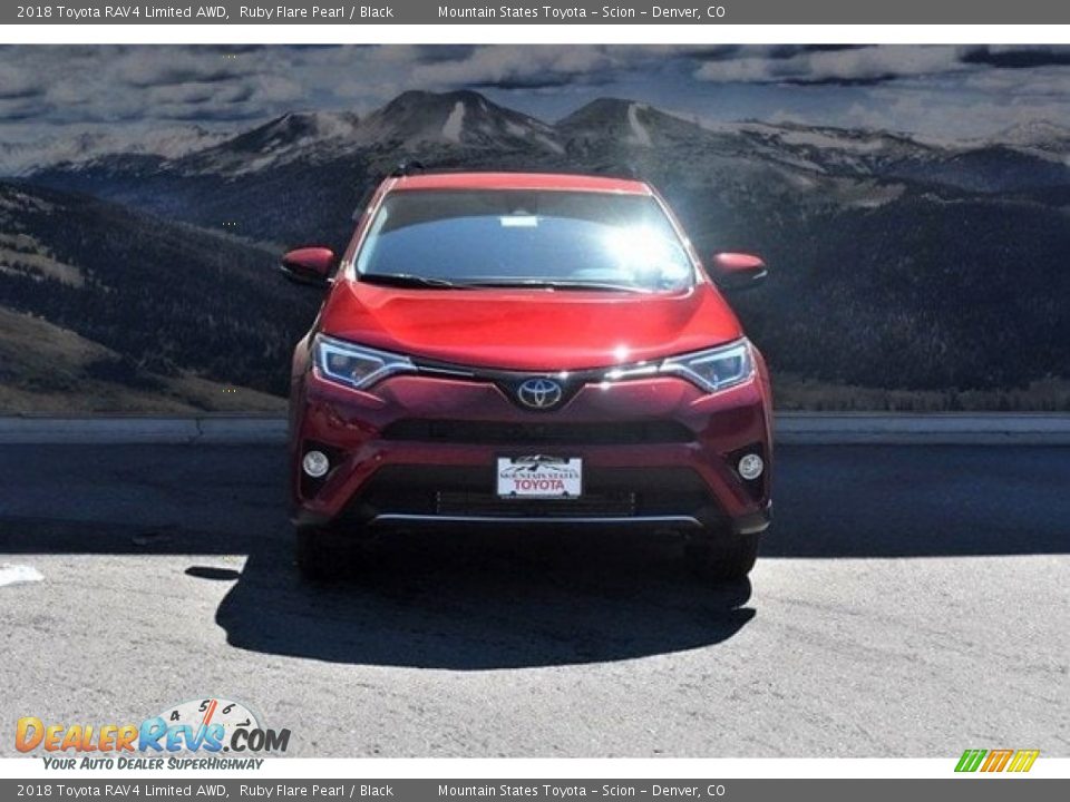 2018 Toyota RAV4 Limited AWD Ruby Flare Pearl / Black Photo #2