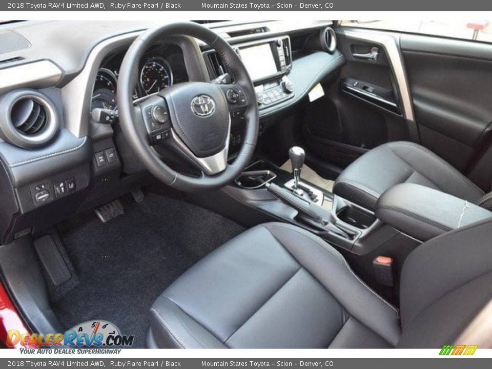 2018 Toyota RAV4 Limited AWD Ruby Flare Pearl / Black Photo #5