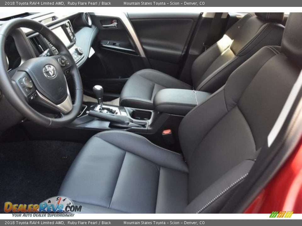 2018 Toyota RAV4 Limited AWD Ruby Flare Pearl / Black Photo #6