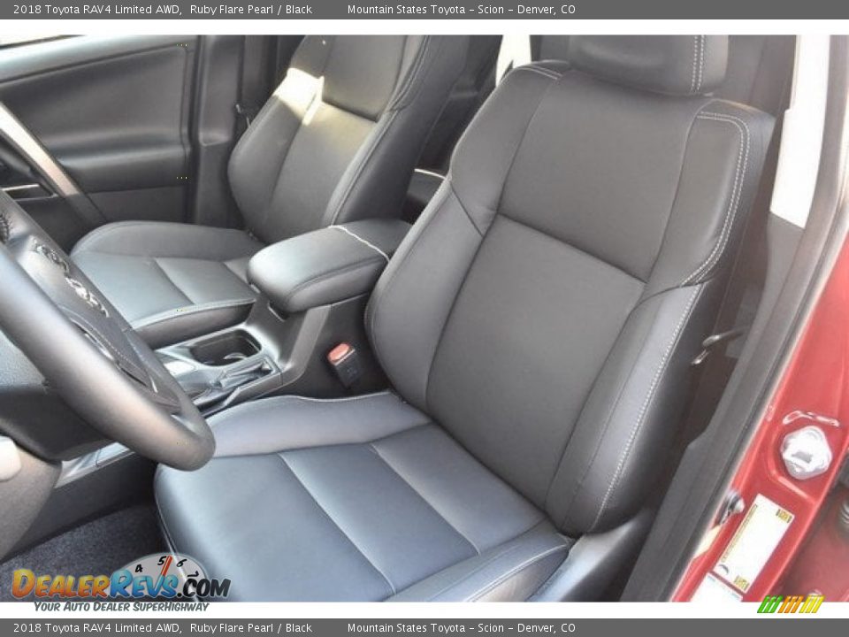 2018 Toyota RAV4 Limited AWD Ruby Flare Pearl / Black Photo #7