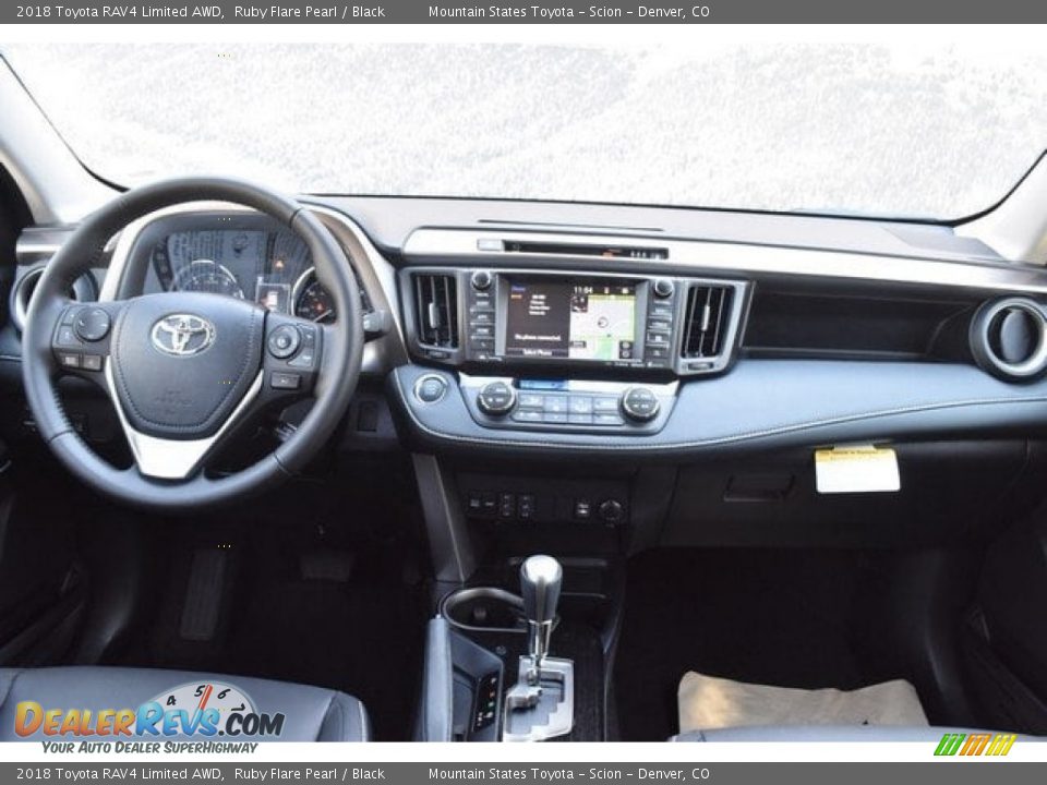 2018 Toyota RAV4 Limited AWD Ruby Flare Pearl / Black Photo #8
