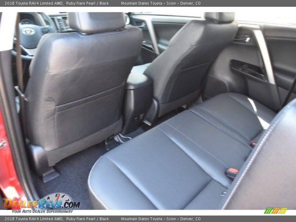2018 Toyota RAV4 Limited AWD Ruby Flare Pearl / Black Photo #14