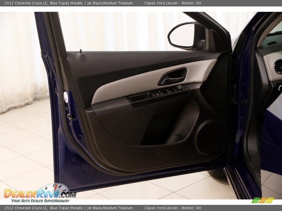 2012 Chevrolet Cruze LS Blue Topaz Metallic / Jet Black/Medium Titanium Photo #4