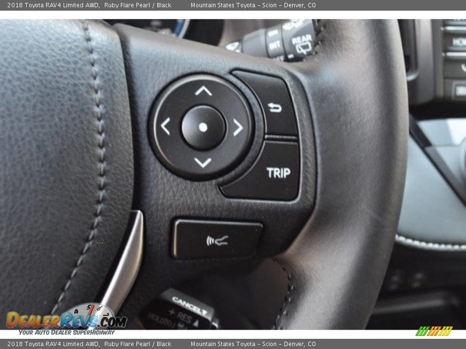 2018 Toyota RAV4 Limited AWD Ruby Flare Pearl / Black Photo #29