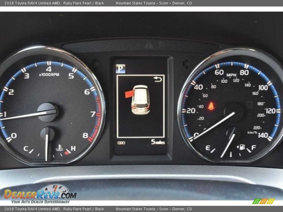 2018 Toyota RAV4 Limited AWD Ruby Flare Pearl / Black Photo #30