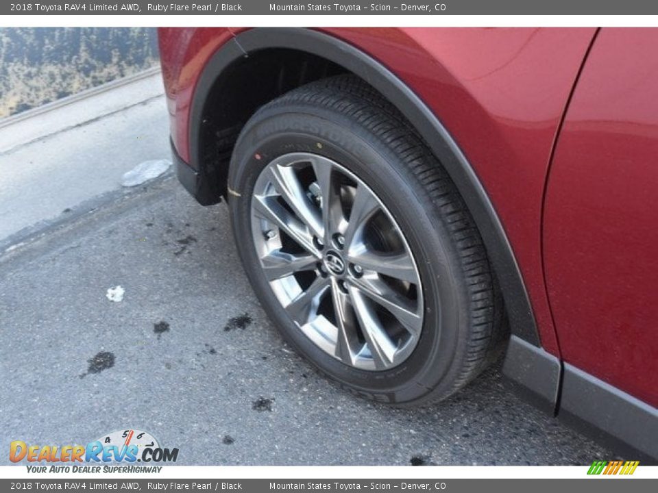 2018 Toyota RAV4 Limited AWD Ruby Flare Pearl / Black Photo #33