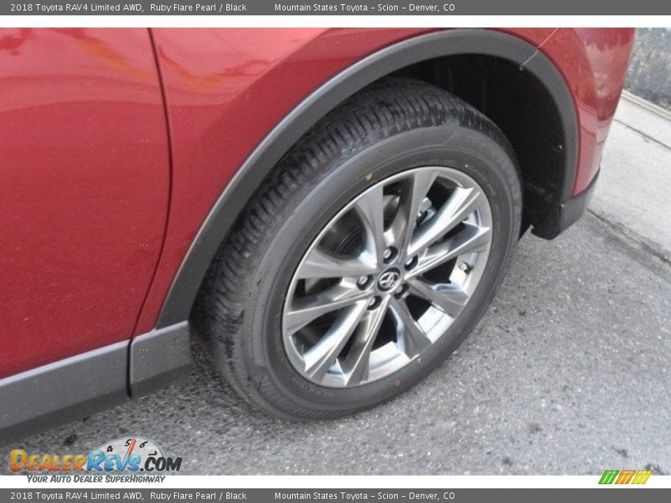 2018 Toyota RAV4 Limited AWD Ruby Flare Pearl / Black Photo #36