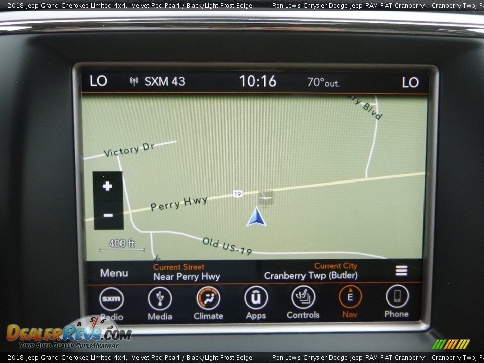 2018 Jeep Grand Cherokee Limited 4x4 Velvet Red Pearl / Black/Light Frost Beige Photo #17
