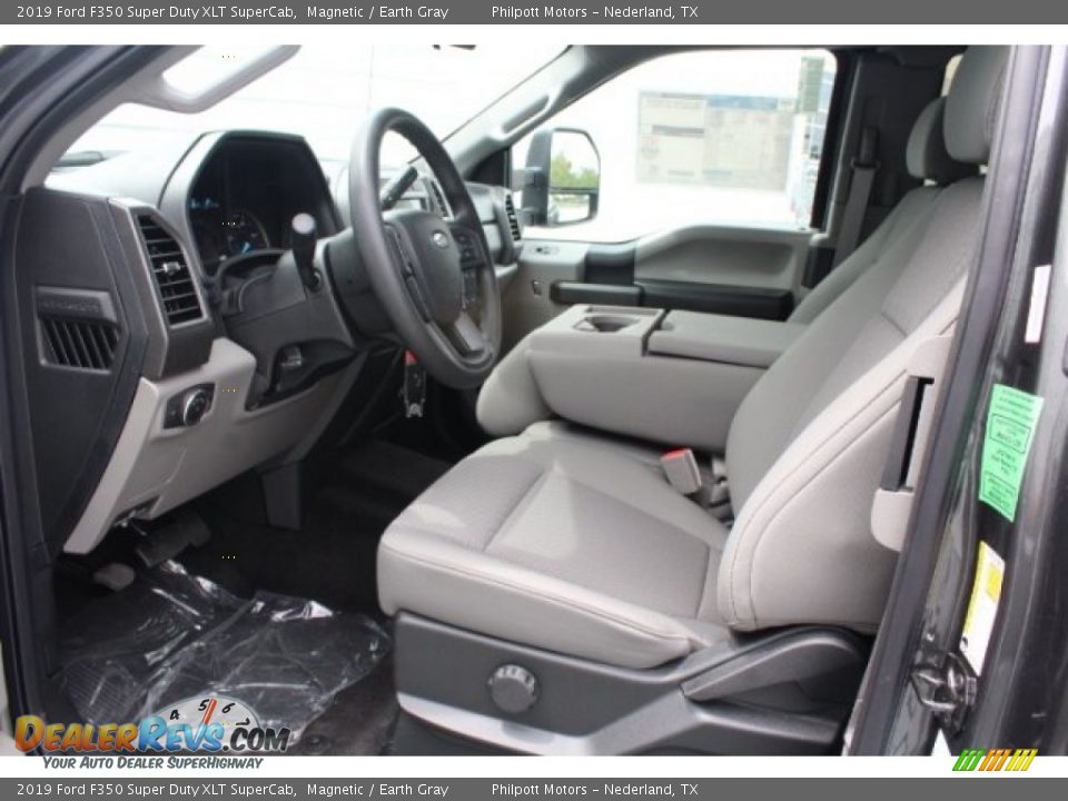 2019 Ford F350 Super Duty XLT SuperCab Magnetic / Earth Gray Photo #14