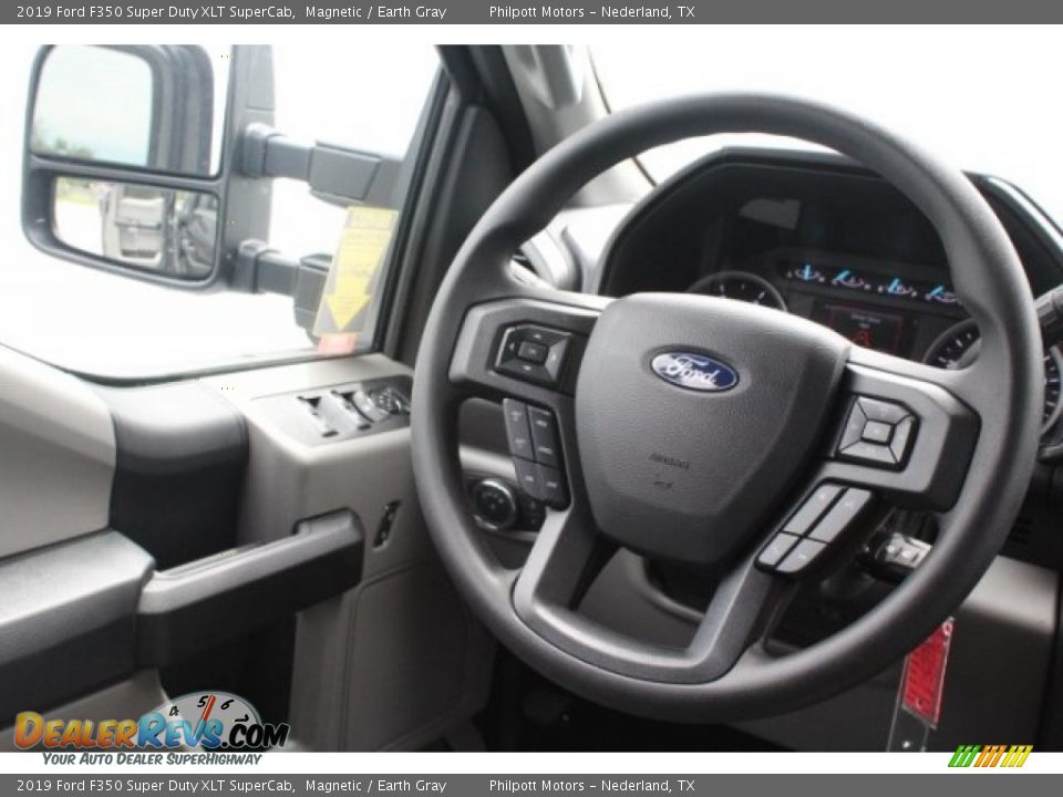 2019 Ford F350 Super Duty XLT SuperCab Magnetic / Earth Gray Photo #24