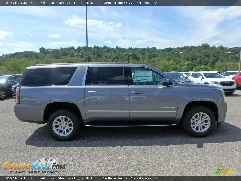2019 GMC Yukon XL SLT 4WD Satin Steel Metallic / Jet Black Photo #4