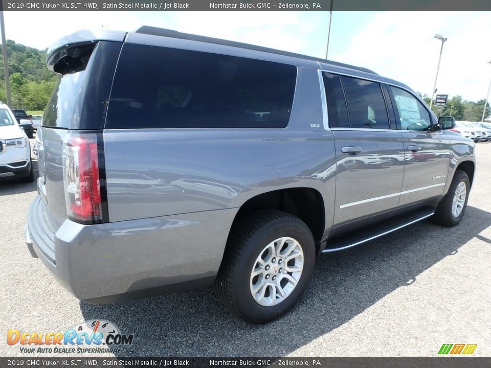 2019 GMC Yukon XL SLT 4WD Satin Steel Metallic / Jet Black Photo #5