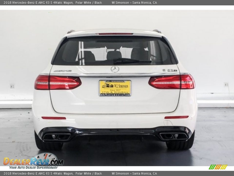 2018 Mercedes-Benz E AMG 63 S 4Matic Wagon Polar White / Black Photo #3