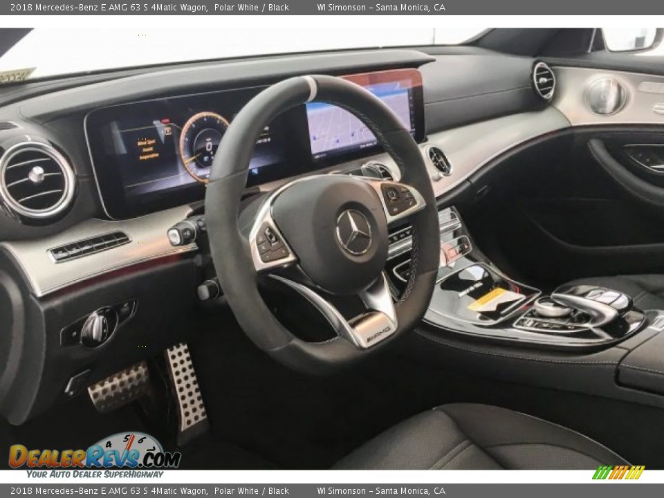 2018 Mercedes-Benz E AMG 63 S 4Matic Wagon Polar White / Black Photo #4