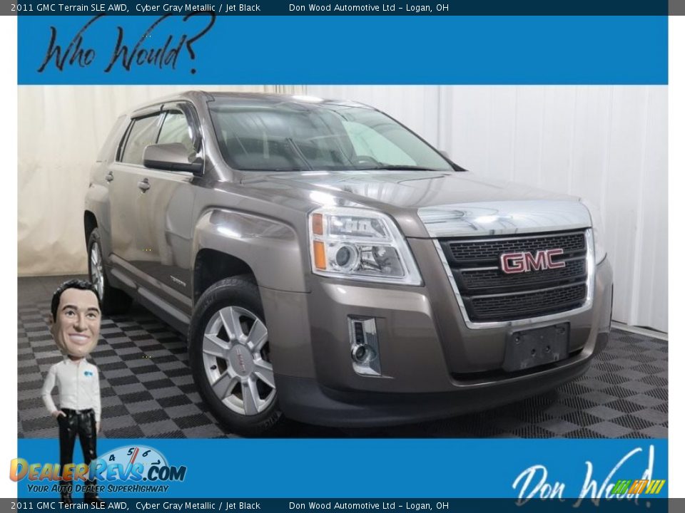 2011 GMC Terrain SLE AWD Cyber Gray Metallic / Jet Black Photo #1