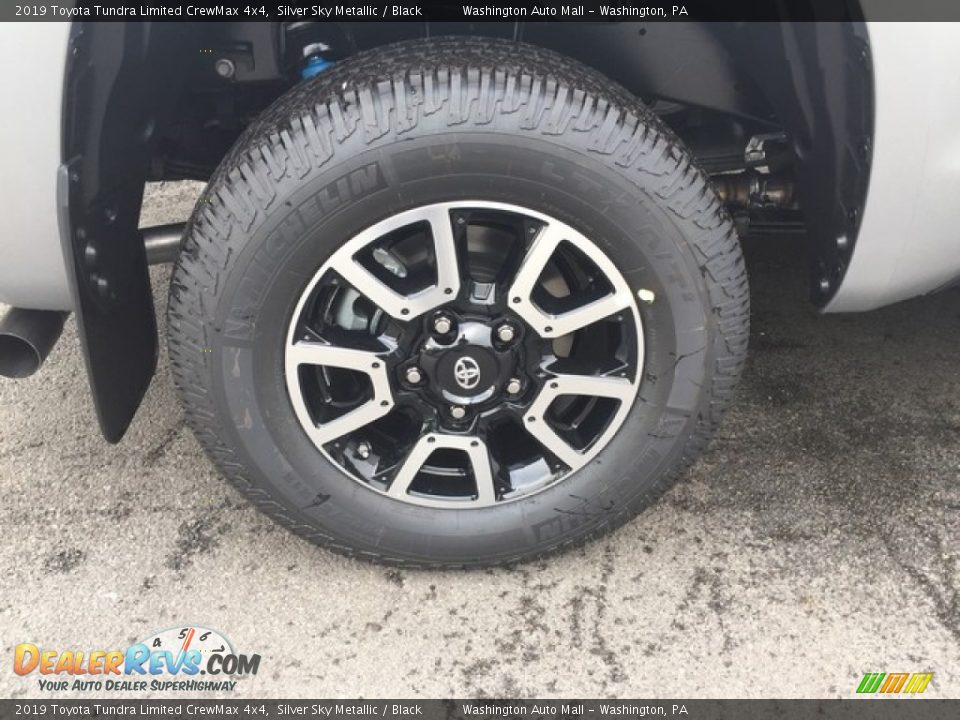 2019 Toyota Tundra Limited CrewMax 4x4 Silver Sky Metallic / Black Photo #7