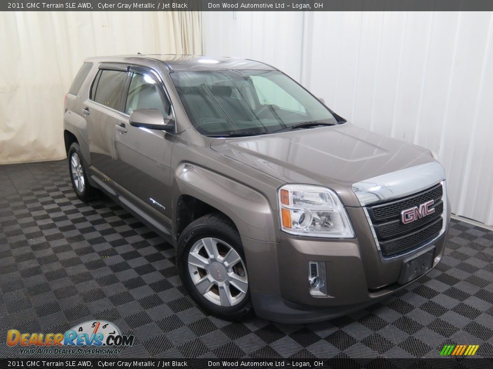 2011 GMC Terrain SLE AWD Cyber Gray Metallic / Jet Black Photo #3