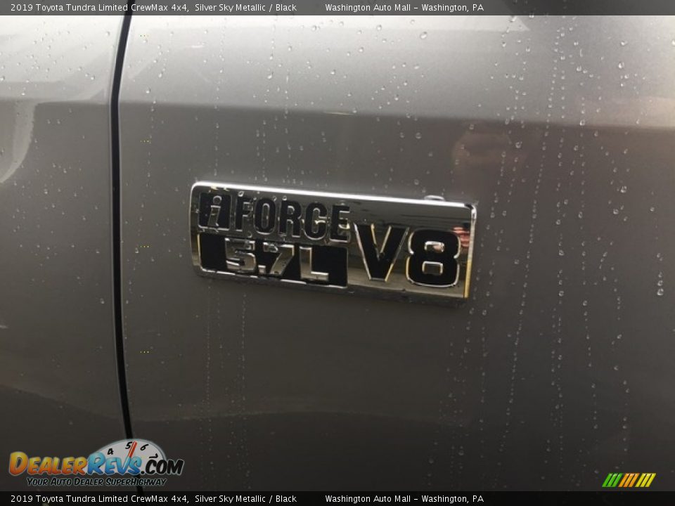 2019 Toyota Tundra Limited CrewMax 4x4 Silver Sky Metallic / Black Photo #10