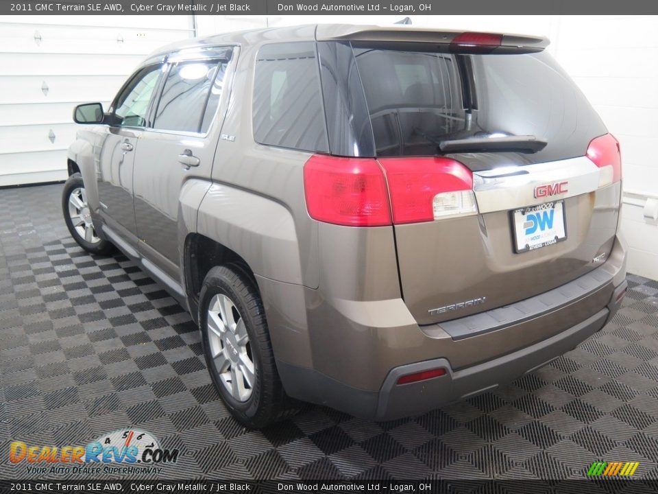 2011 GMC Terrain SLE AWD Cyber Gray Metallic / Jet Black Photo #6