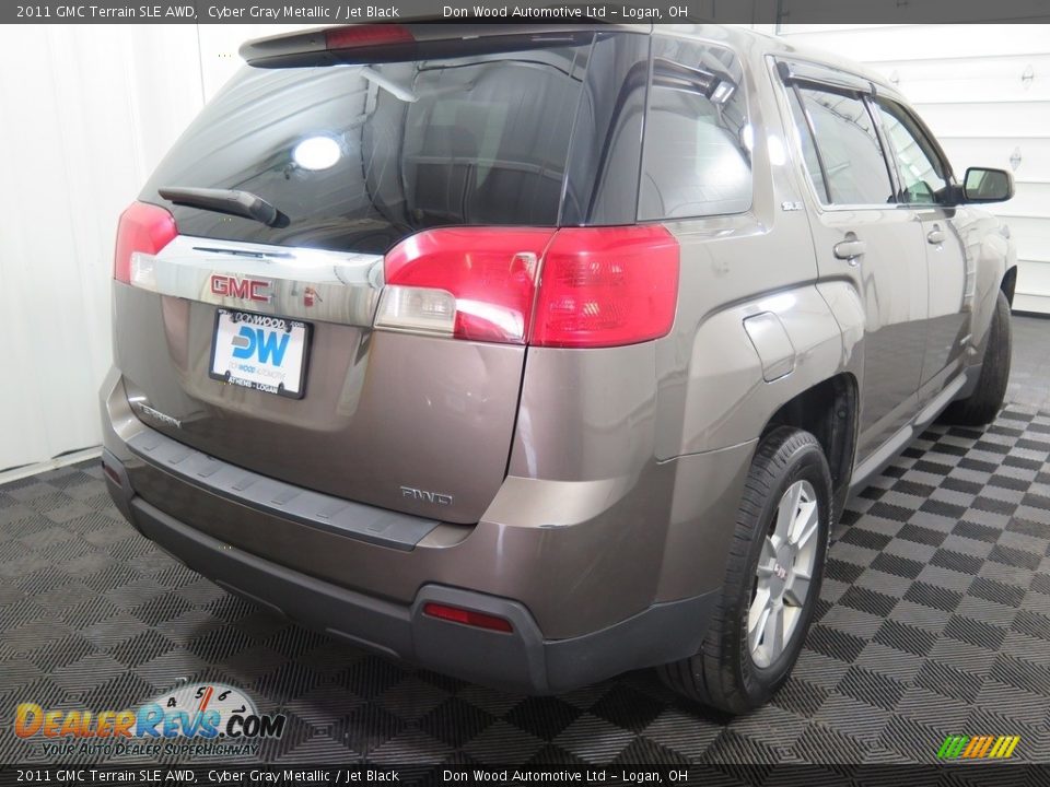 2011 GMC Terrain SLE AWD Cyber Gray Metallic / Jet Black Photo #8