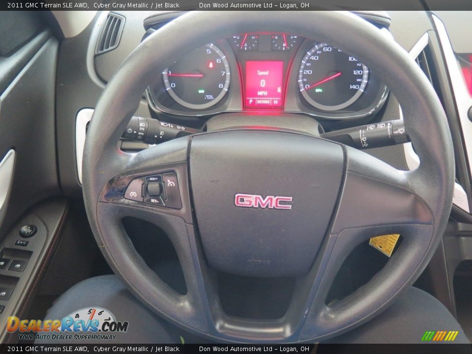 2011 GMC Terrain SLE AWD Cyber Gray Metallic / Jet Black Photo #12