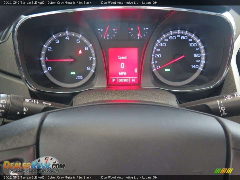 2011 GMC Terrain SLE AWD Cyber Gray Metallic / Jet Black Photo #14