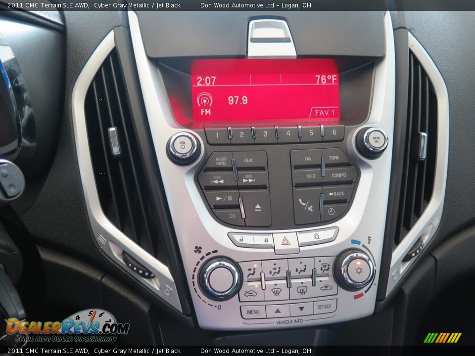 2011 GMC Terrain SLE AWD Cyber Gray Metallic / Jet Black Photo #16