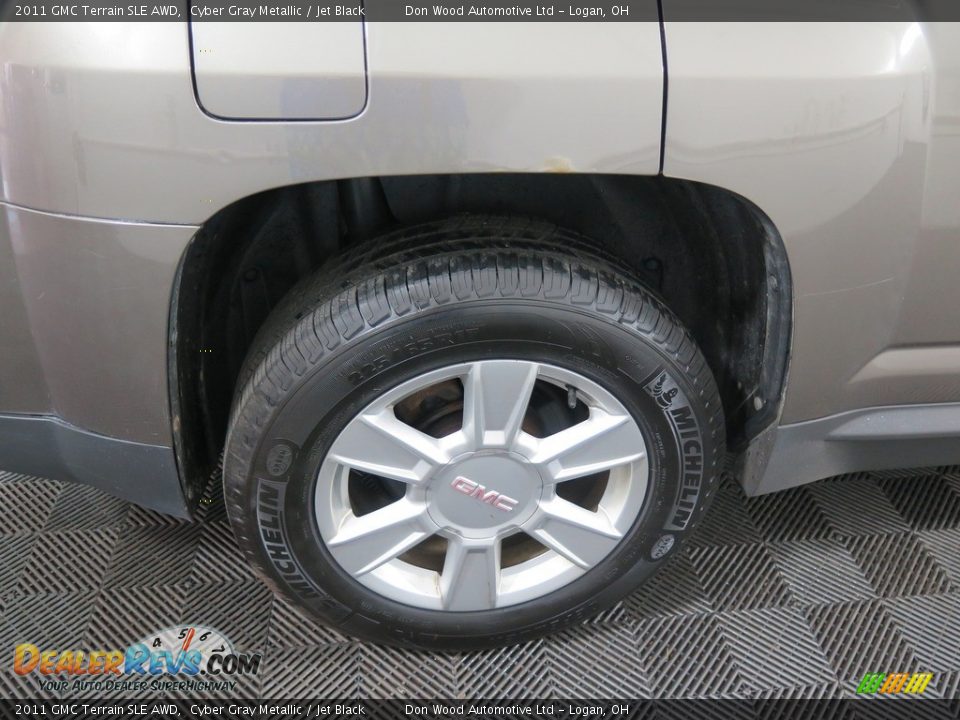 2011 GMC Terrain SLE AWD Cyber Gray Metallic / Jet Black Photo #20