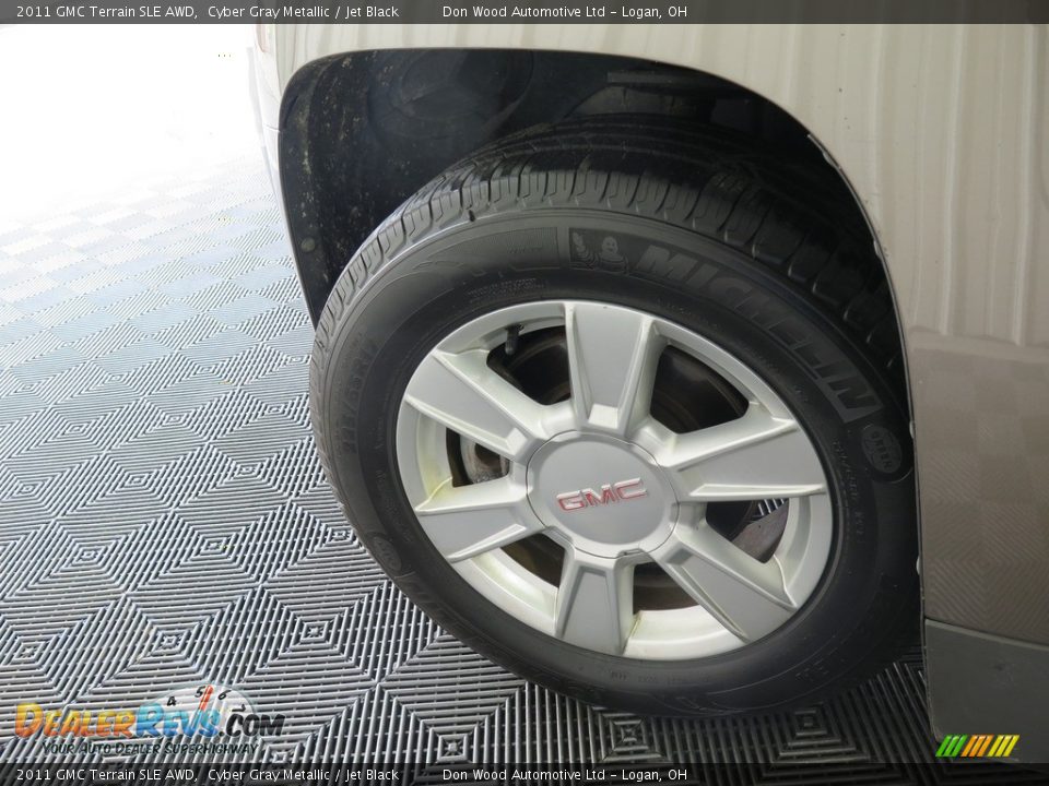 2011 GMC Terrain SLE AWD Cyber Gray Metallic / Jet Black Photo #22
