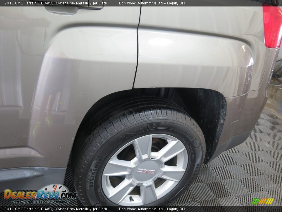 2011 GMC Terrain SLE AWD Cyber Gray Metallic / Jet Black Photo #23