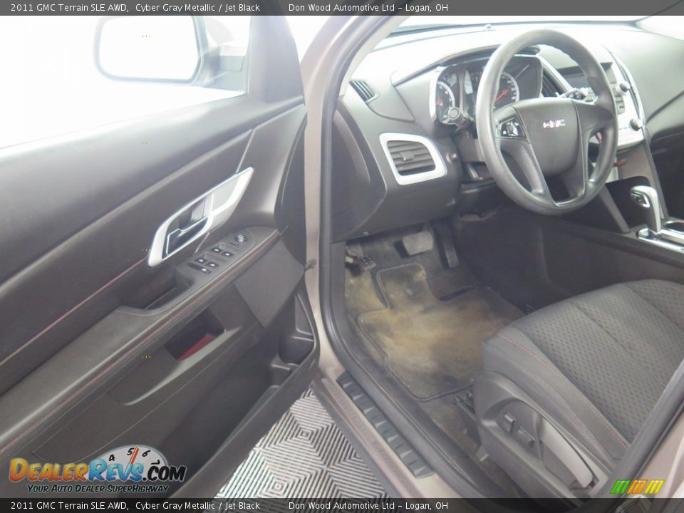2011 GMC Terrain SLE AWD Cyber Gray Metallic / Jet Black Photo #27