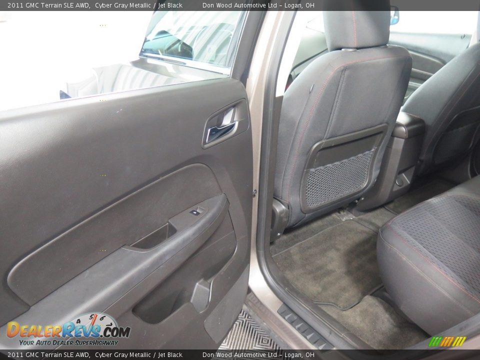 2011 GMC Terrain SLE AWD Cyber Gray Metallic / Jet Black Photo #28