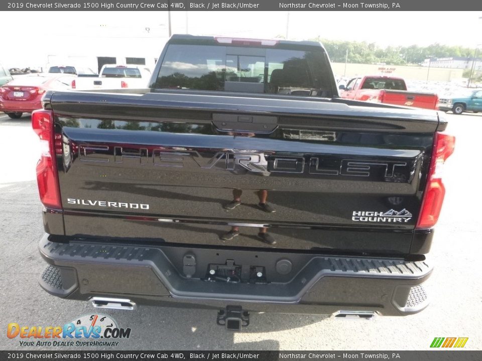 2019 Chevrolet Silverado 1500 High Country Crew Cab 4WD Black / Jet Black/Umber Photo #4