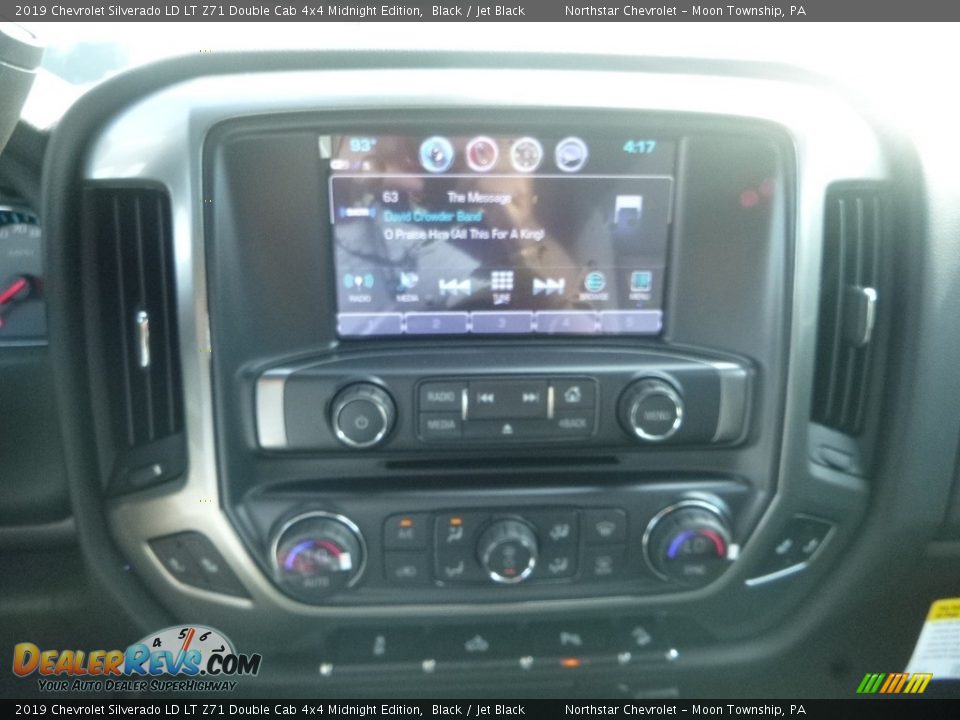 2019 Chevrolet Silverado LD LT Z71 Double Cab 4x4 Midnight Edition Black / Jet Black Photo #17