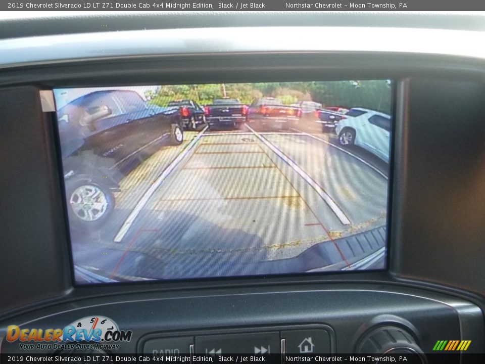 2019 Chevrolet Silverado LD LT Z71 Double Cab 4x4 Midnight Edition Black / Jet Black Photo #18